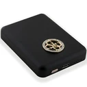 Induction Powerbank Guess GUPBM5AL4DMK 5000mAh 15W MagSafe 4G Strassed Metal Logo black