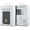 Induction Powerbank Guess GUPBM5AL4DMK 5000mAh 15W MagSafe 4G Strassed Metal Logo black
