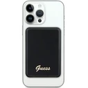 Induction Powerbank Guess GUPBM5ALGSGK 5000mAh 15W MagSafe Metal Script Logo black