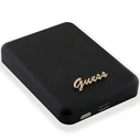 Induction Powerbank Guess GUPBM5ALGSGK 5000mAh 15W MagSafe Metal Script Logo black