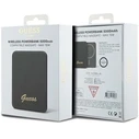 Induction Powerbank Guess GUPBM5ALGSGK 5000mAh 15W MagSafe Metal Script Logo black