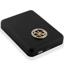 Induction Powerbank Guess GUPBM3AL4DMK 3000mAh 5W MagSafe 4G Strassed Metal Logo black