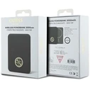 Induction Powerbank Guess GUPBM3AL4DMK 3000mAh 5W MagSafe 4G Strassed Metal Logo black