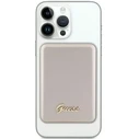 Induction Powerbank Guess GUPBM3ALGSGD 3000mAh 5W MagSafe Metal Script Logo gold