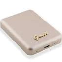 Induction Powerbank Guess GUPBM3ALGSGD 3000mAh 5W MagSafe Metal Script Logo gold