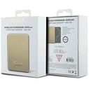 Induction Powerbank Guess GUPBM3ALGSGD 3000mAh 5W MagSafe Metal Script Logo gold