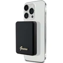 Induction Powerbank Guess GUPBM3ALGSGK 3000mAh 5W MagSafe Metal Script Logo black