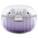 Wireless TWS in-ear headphones Guess GUTWSHDGKEEU + docking station Glitter Gradient purple
