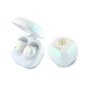 Wireless TWS in-ear headphones Guess GUTWSJ144ESH + docking station Iridescent 4G Printed Logo white