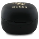 Wireless TWS in-ear headphones Guess GUTWSJ144ESK + docking station Iridescent 4G Printed Logo black