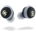 Wireless TWS in-ear headphones Guess GUTWSJ144ESK + docking station Iridescent 4G Printed Logo black