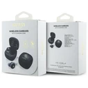 Wireless TWS in-ear headphones Guess GUTWSJ144ESK + docking station Iridescent 4G Printed Logo black