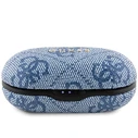 Wireless TWS in-ear headphones Guess GUTWSP4EGB + docking station ENC 4G Metal blue