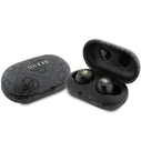 Wireless TWS in-ear headphones Guess GUTWSP4EGK + docking station ENC 4G Metal black