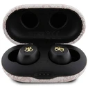 Wireless TWS in-ear headphones Guess GUTWSP4EGP + docking station ENC 4G Metal pink