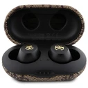 Wireless TWS in-ear headphones Guess GUTWSP4EGW + docking station ENC 4G Metal brown