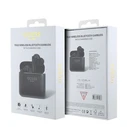 Wireless TWS in-ear headphones Guess GUTWSSU20ALEGK + docking station Printed Logo black