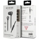 In-ear headphones Guess GUEPWIBK Jack 3.5mm black-silver