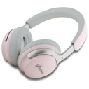 Wireless over-ear headphones Guess ANC/ENC GUBHC22PSBCSMP DB Metal Script Logo pink