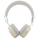 Wireless over-ear headphones Guess ENC GUBH70PGTSPSE Grained Classic Round Shape beige