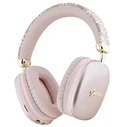 Wireless over-ear headphones Guess GUBHK1GCTCSP Gcube Metallic Script Logo pink