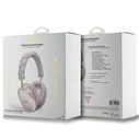 Wireless over-ear headphones Guess GUBHK1GCTCSP Gcube Metallic Script Logo pink
