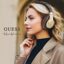 Wireless over-ear headphones Guess GUBH604GEMW 4G Script brown