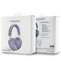 Wireless over-ear headphones Guess GUBHK1GCTCSU Gcube Metallic Script Logo purple