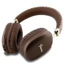 Wireless over-ear headphones Guess GUBHK1GCTCSW Gcube Metallic Script Logo brown