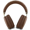 Wireless over-ear headphones Guess GUBHK1GCTCSW Gcube Metallic Script Logo brown