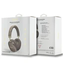 Wireless over-ear headphones Guess GUBHK1GCTCSW Gcube Metallic Script Logo brown