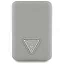 Induction Powerbank Guess Grained Triangle 5000mAh 15W USB-C MagSafe beige