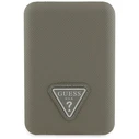 Induction Powerbank Guess Grained Triangle 5000mAh 15W USB-C MagSafe brown