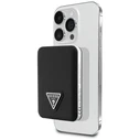 Induction Powerbank Guess Grained Triangle 5000mAh 15W USB-C MagSafe black