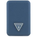 Induction Powerbank Guess Grained Triangle 5000mAh 15W USB-C MagSafe blue