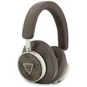 Wireless over-ear headphones Guess 4G Triangle Logo ENC brown