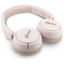 Wireless over-ear headphones Guess Metal Logo Script pink