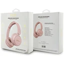 Wireless over-ear headphones Guess Metal Logo Script pink