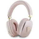 Wireless over-ear headphones Guess Metallic Triangle Logo pink