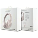 Wireless over-ear headphones Guess ENC Metal 4G Logo pink