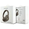 Wireless over-ear headphones Guess ENC Metal 4G Logo brown