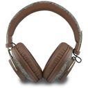 Wireless over-ear headphones Guess Triangle Logo ENC brown