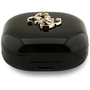 Wireless TWS in-ear headphones Guess 4G Metal Logo black