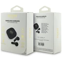 Wireless TWS in-ear headphones Guess 4G Metal Logo black