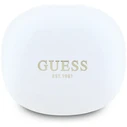 Wireless TWS in-ear headphones Guess Flat Classic Logo Electroplated white