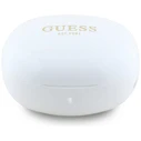 Wireless TWS in-ear headphones Guess Flat Classic Logo Electroplated white
