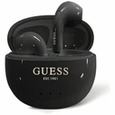 Wireless TWS in-ear headphones Guess Glossy Effect EggShape Printed Classic Logo black
