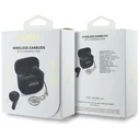 Wireless TWS in-ear headphones Guess Glossy Effect Printed Classic Logo & Charm black
