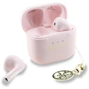 Wireless TWS in-ear headphones Guess Glossy Effect Printed Classic Logo & Charm pink