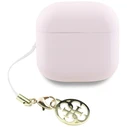 Wireless TWS in-ear headphones Guess Glossy Effect Printed Classic Logo & Charm pink